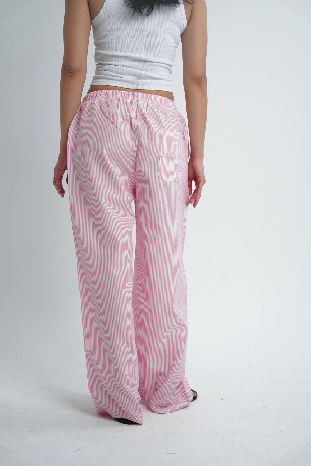 PJ Pink striped pants