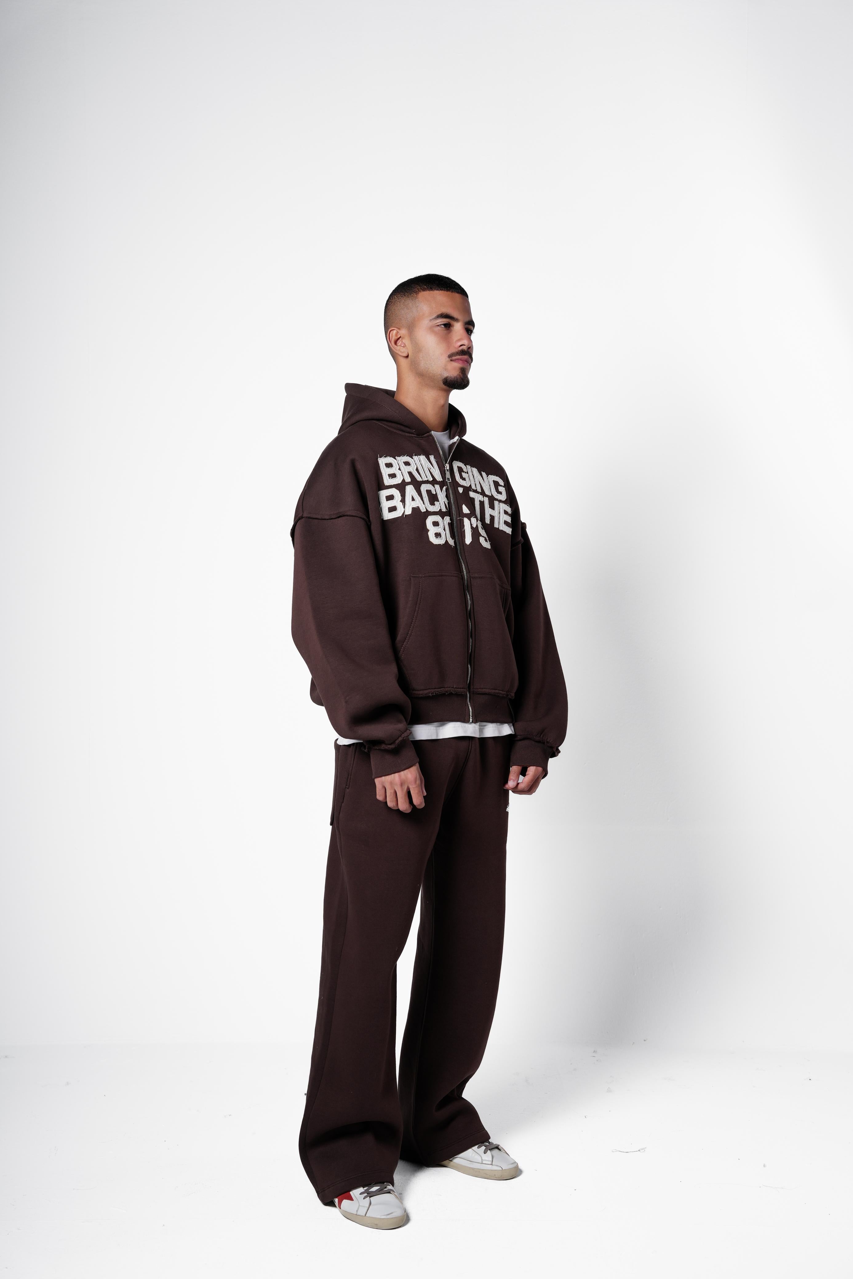 Bringing Back Zip Up - Brown