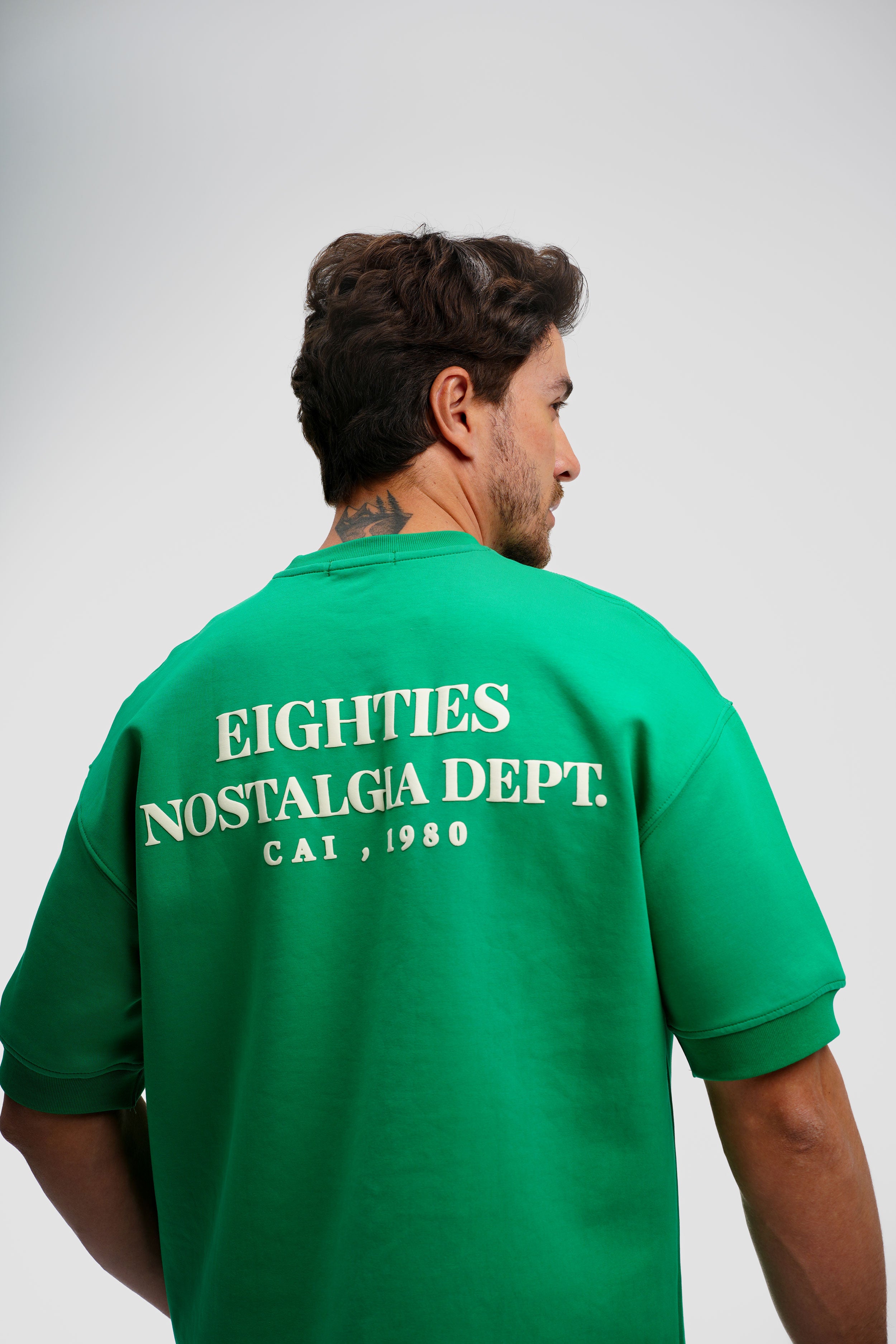 Eighties Nostalgia Tee - Mint Green