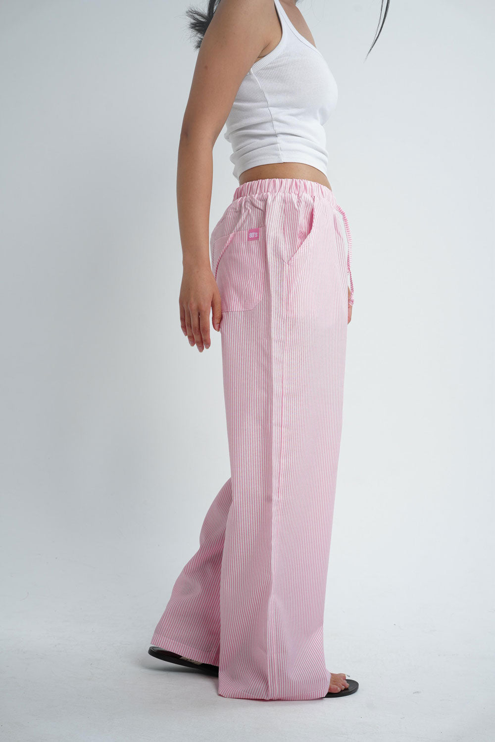 PJ Pink striped pants