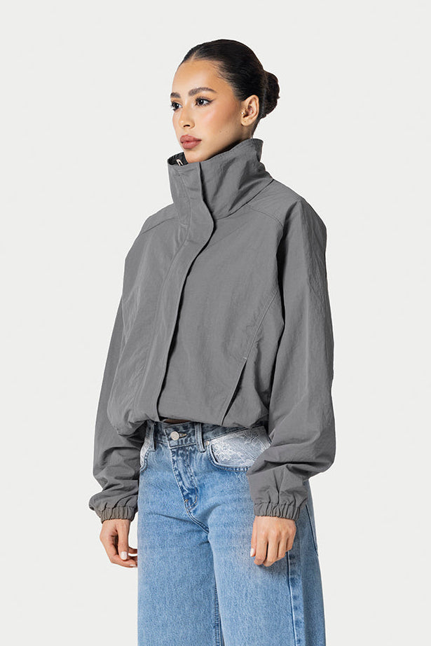 Windbreaker Jacket – Grey – photo 6