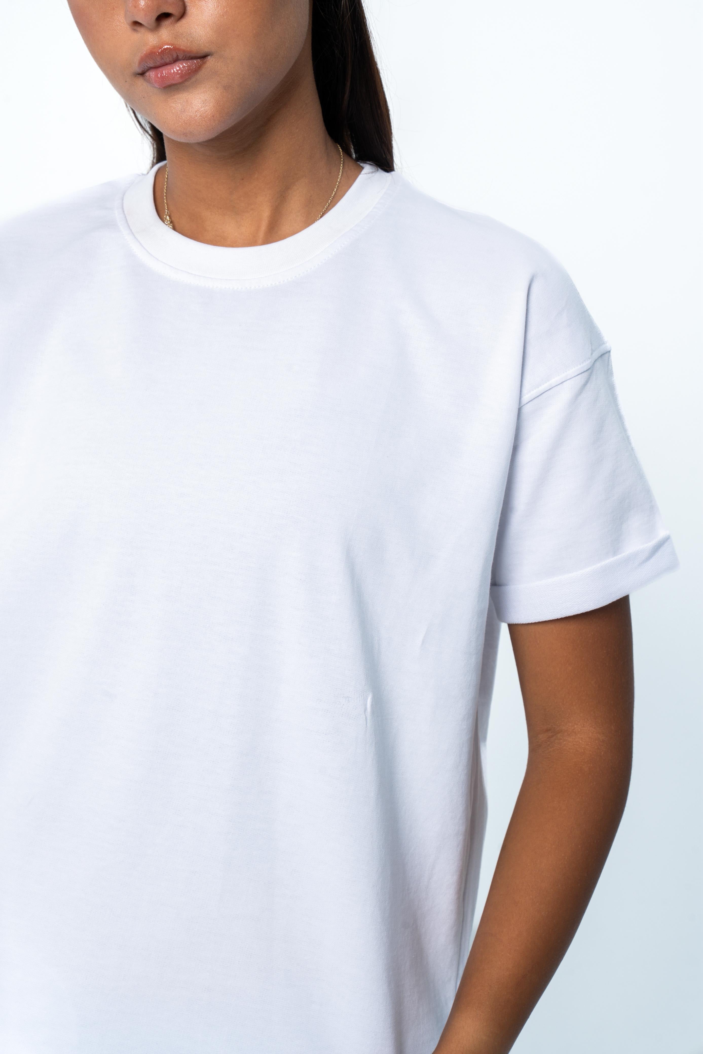 Relaxed Women Tee - White