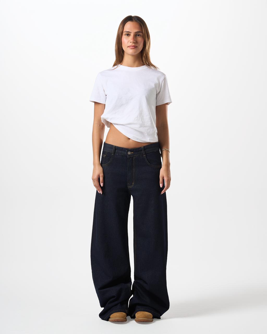 Wide leg jeans - Blue Raw