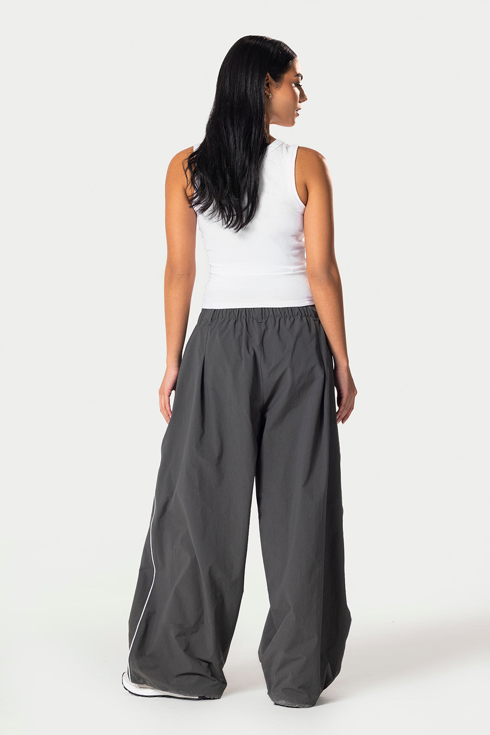 Side Line Wide Leg Pants โ Grey โ photo 3