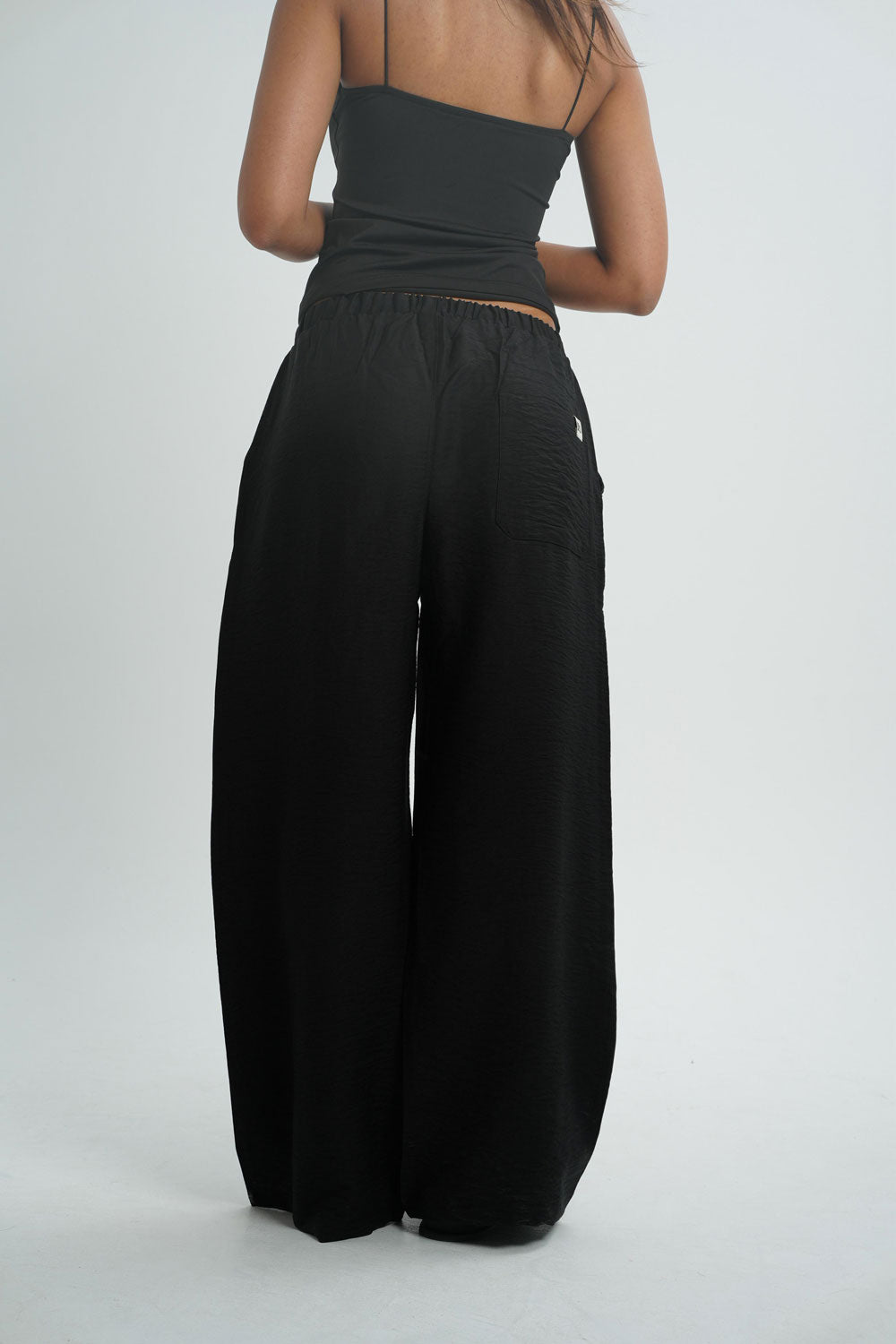 Baggy Linen pants - Black