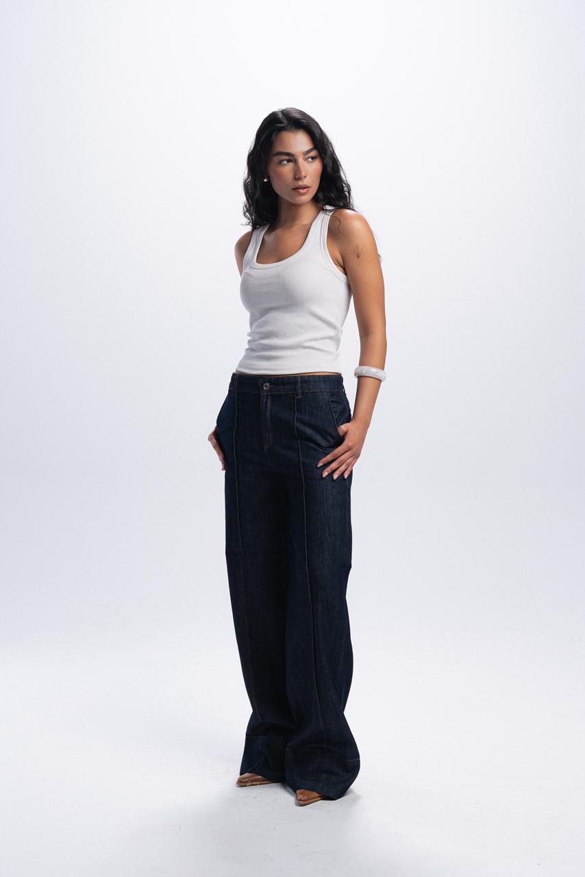 Flip straight jeans - Blue Raw