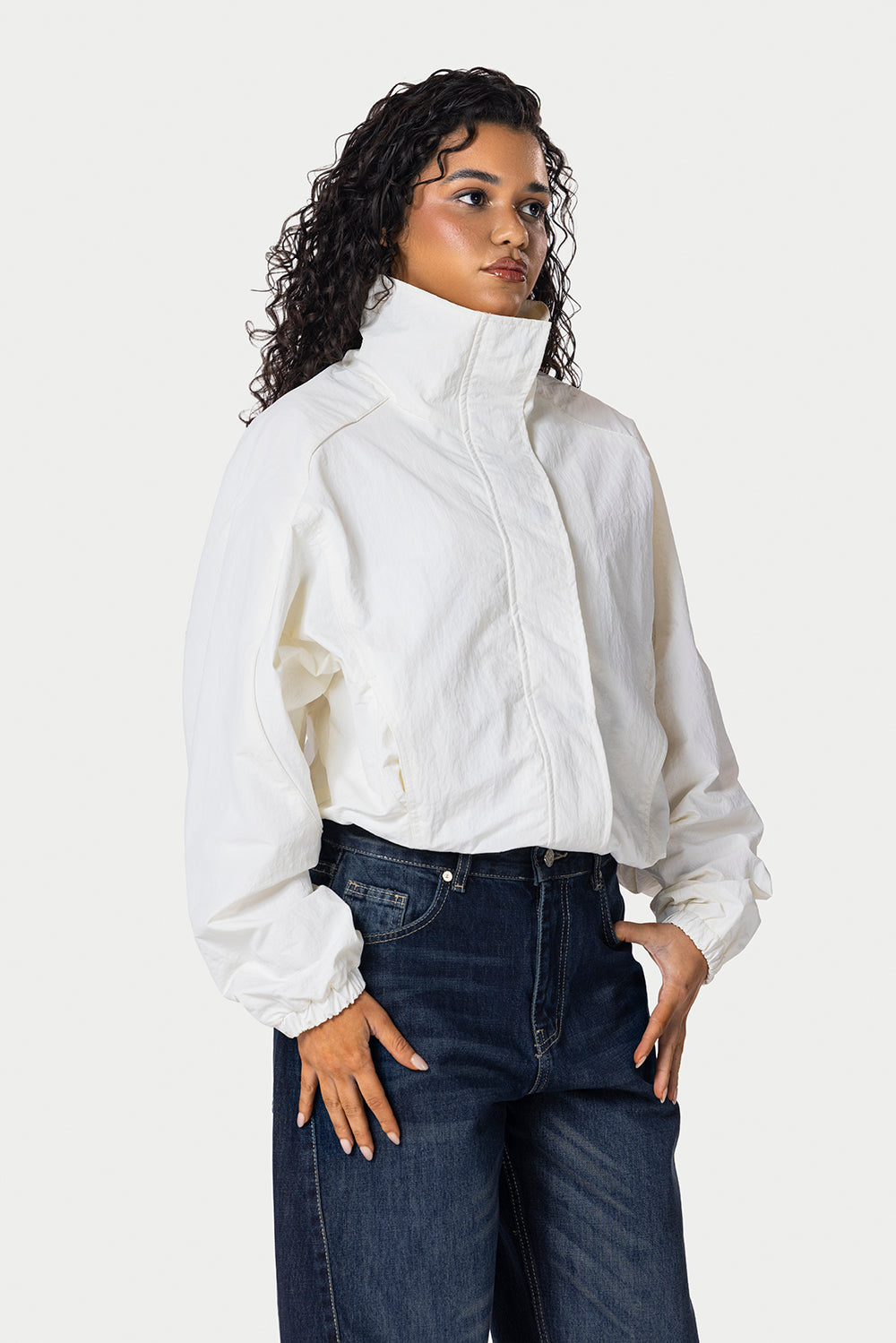 Windbreaker Jacket – Off White – photo 2