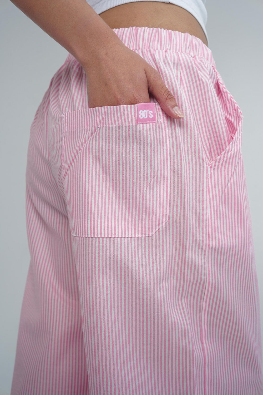 PJ Pink striped pants