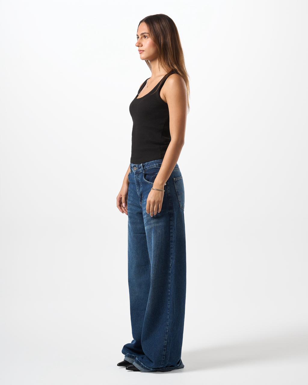 Wide leg jeans - Blue