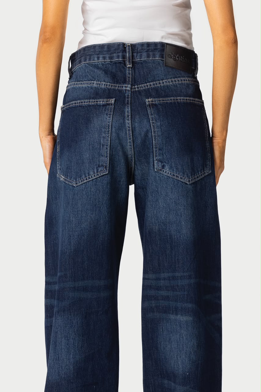 Barrel fit Jeans – Blue Raw – photo 9