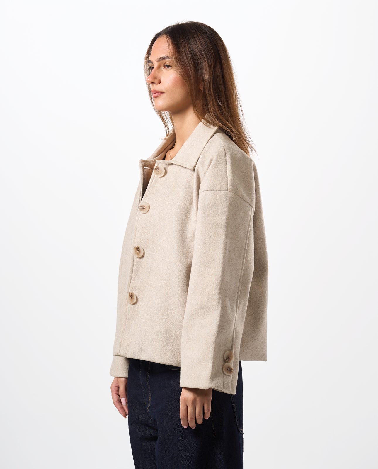 Wool jacket - beige