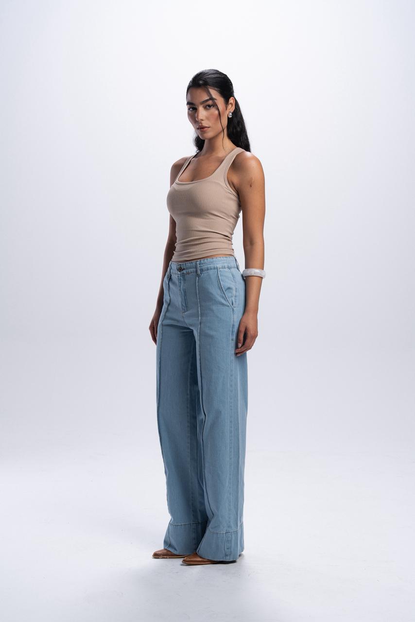 Flip straight jeans - Light Blue