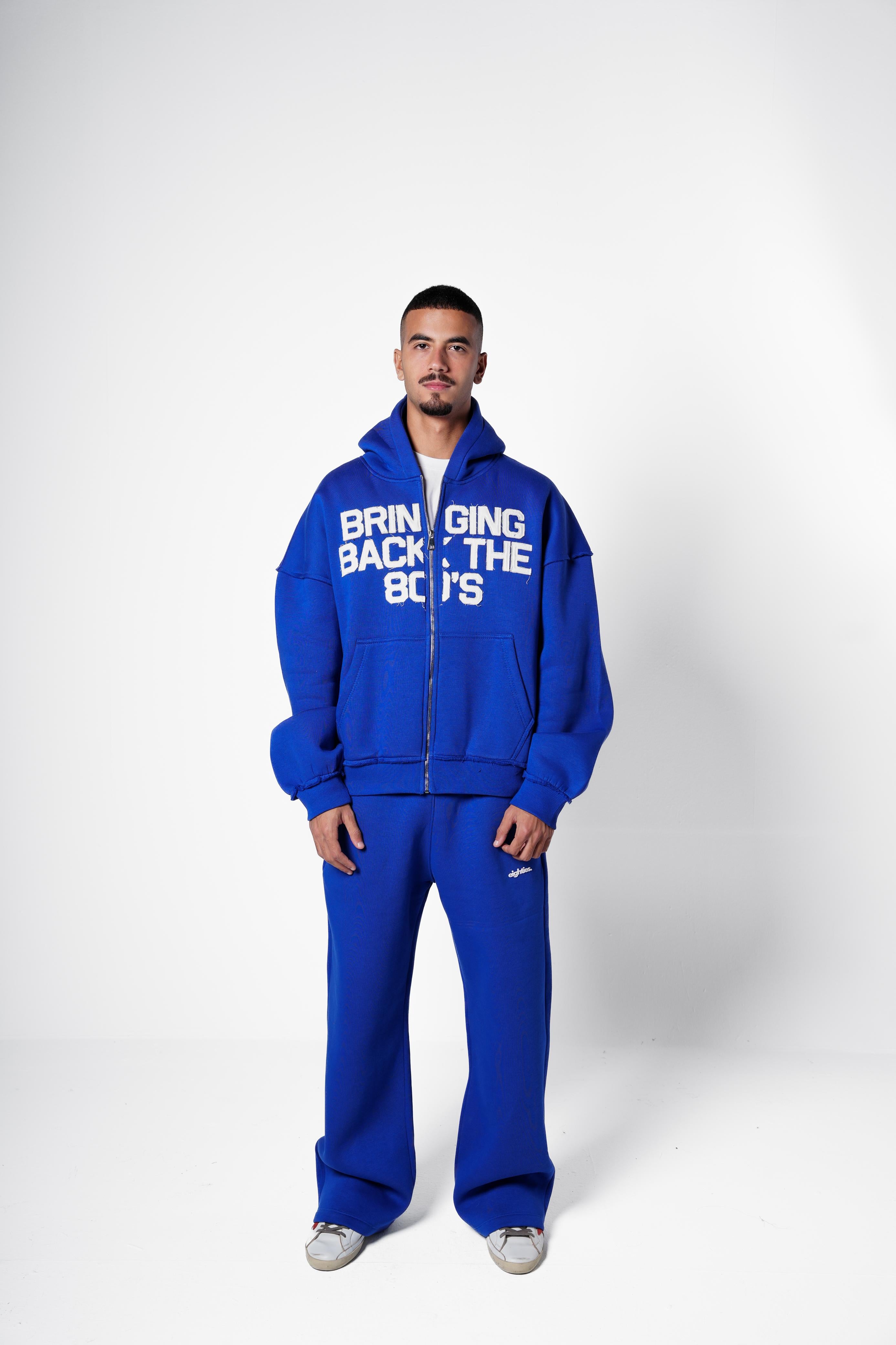 Bringing Back Zip Up - Blue