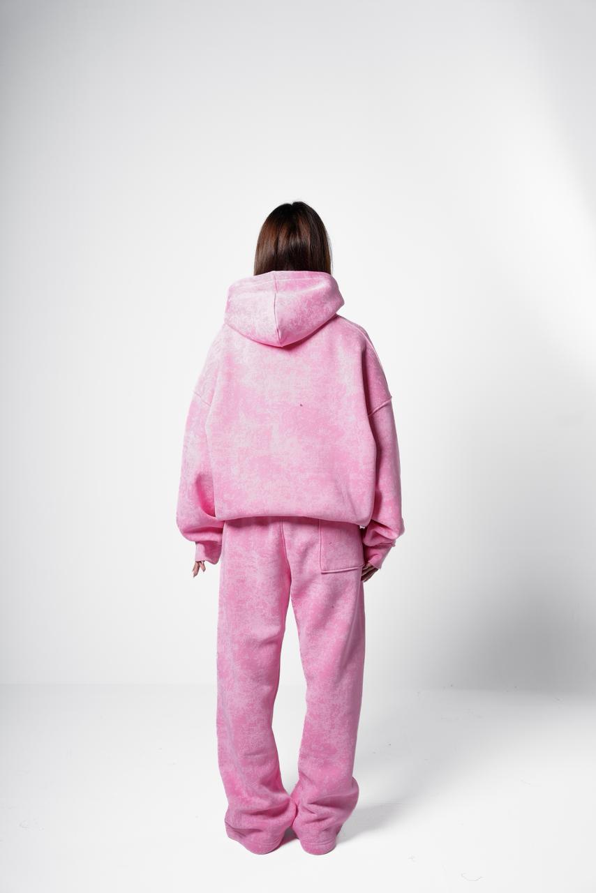 Cotton candy zip up - pink