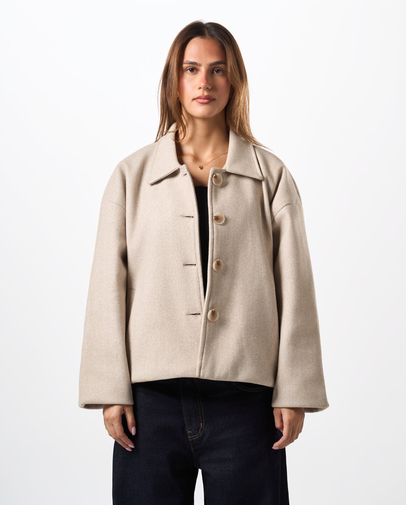 Wool jacket - beige