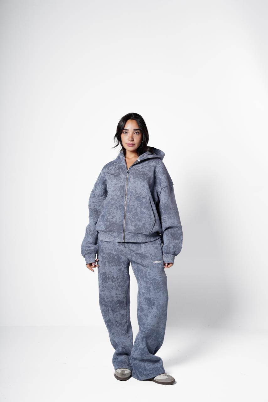 Cotton candy zip up - grey