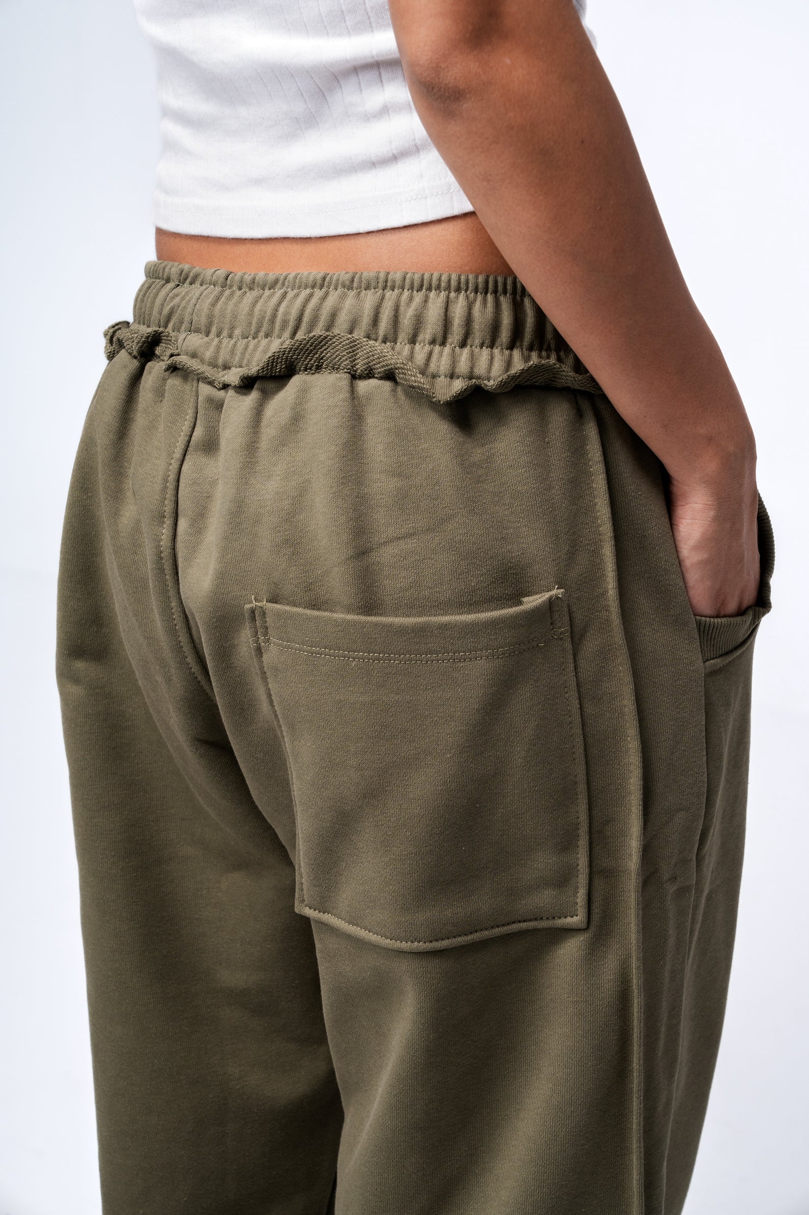 OLIVE SWEATPANTS