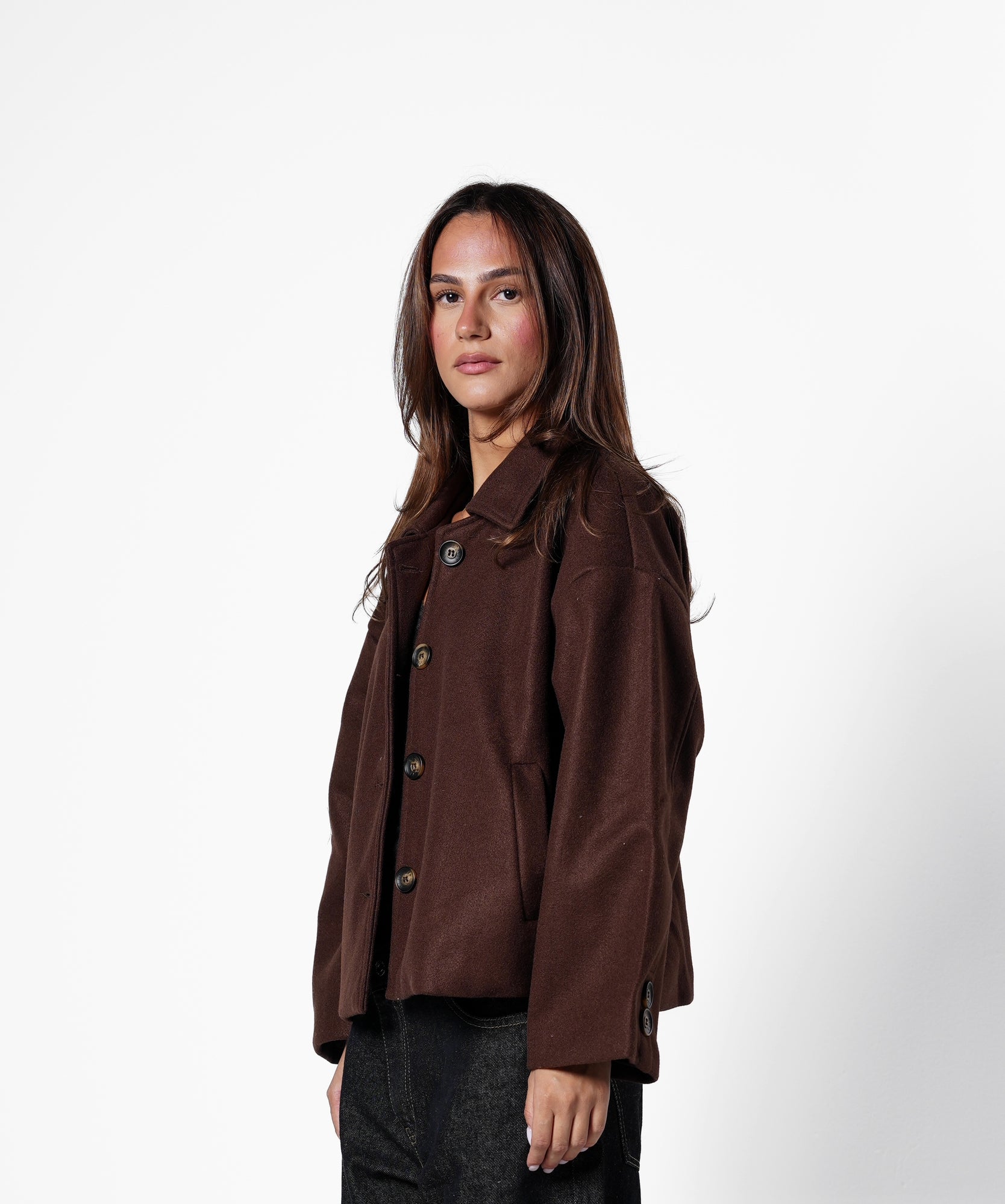 Wool jacket - brown