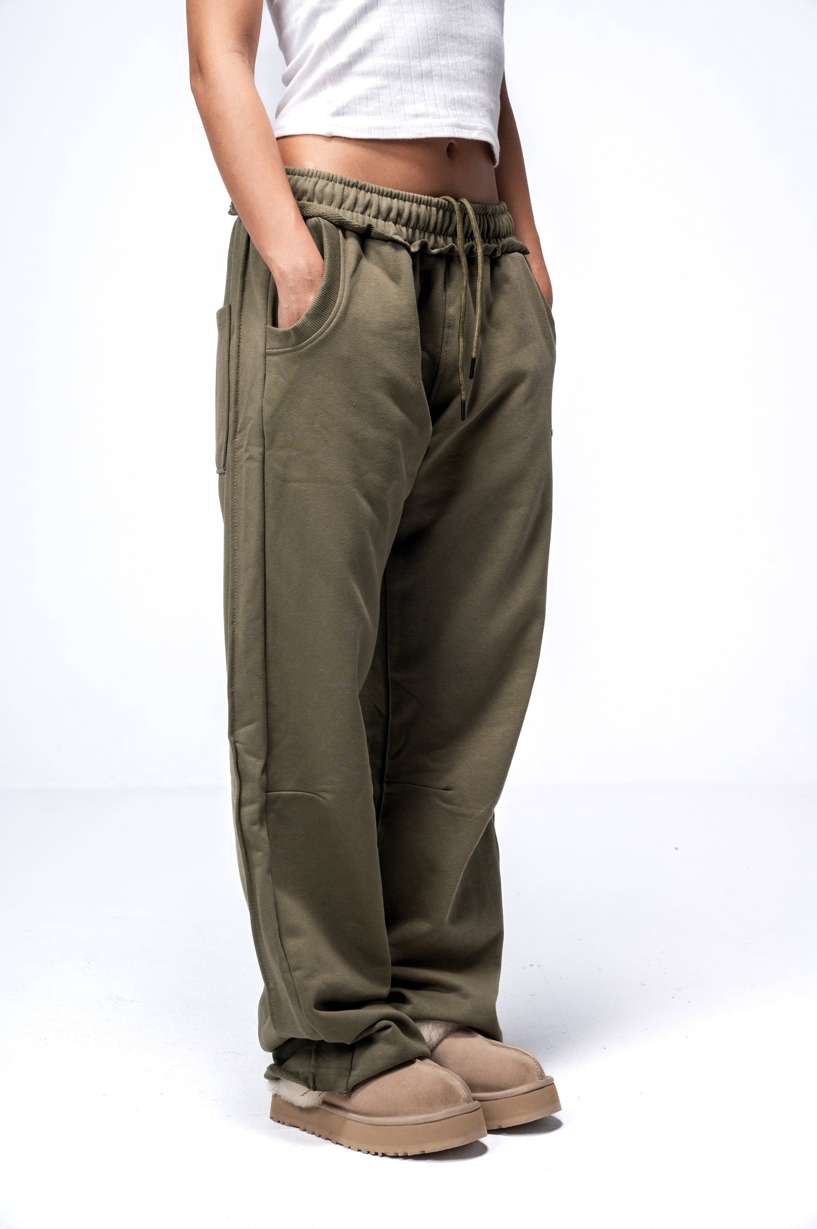 OLIVE SWEATPANTS