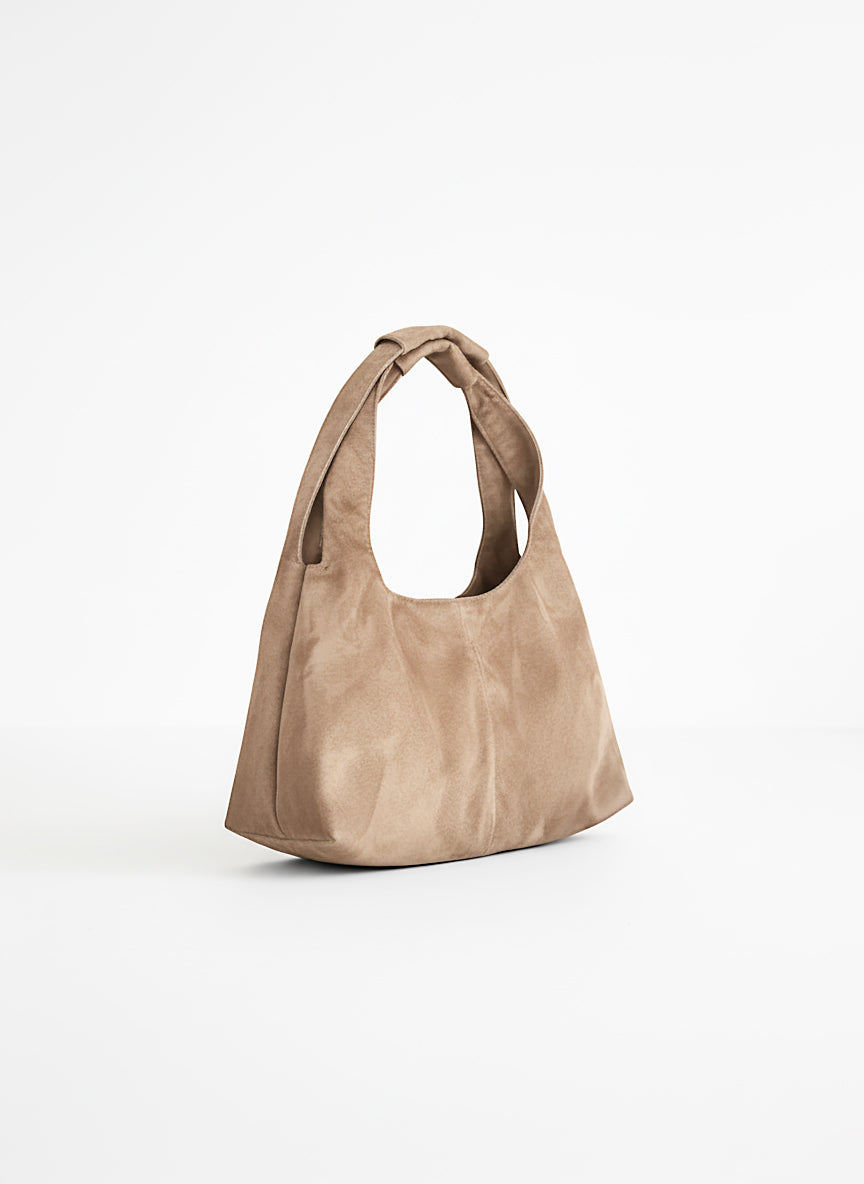 Suede Bag - beige