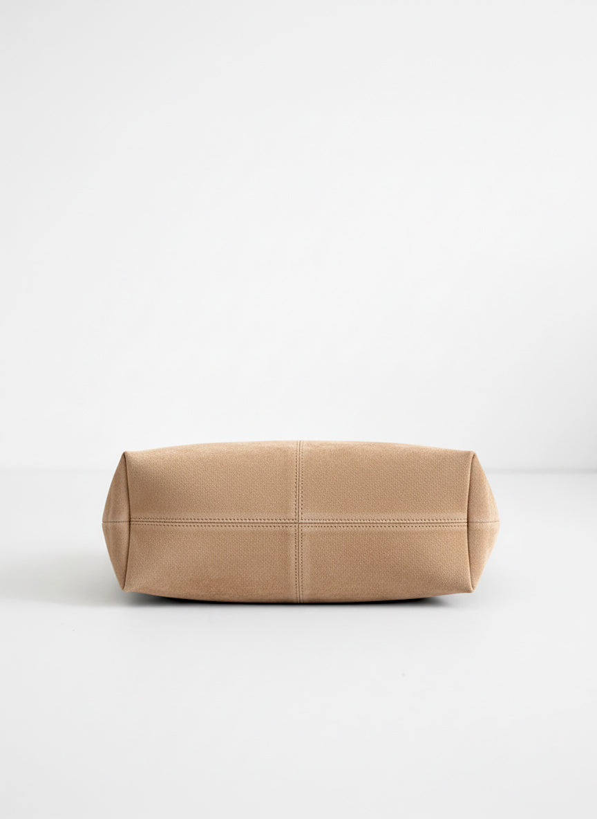 Suede Bag - beige