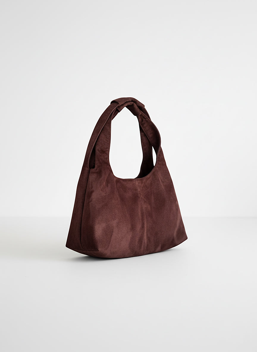 Suede Bag - brown