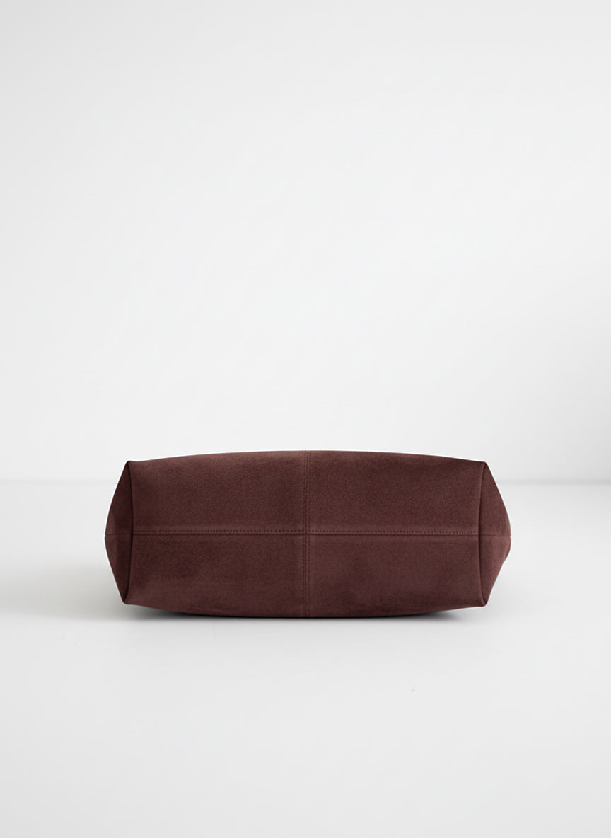 Suede Bag - brown