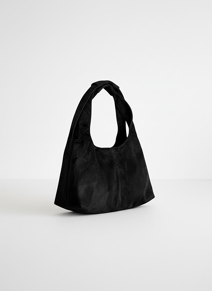 Suede Bag - black
