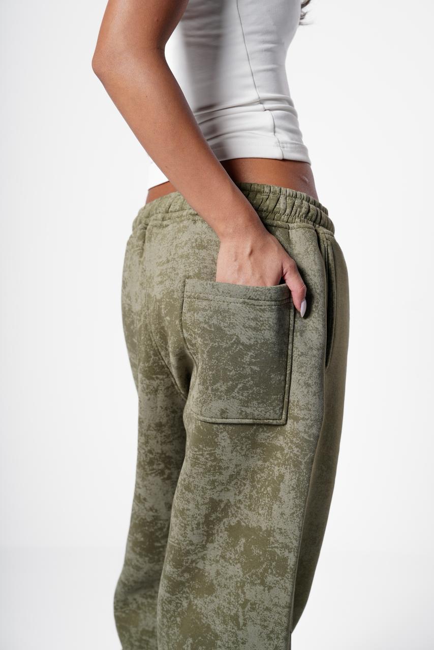 Cotton candy sweatpants - Olive
