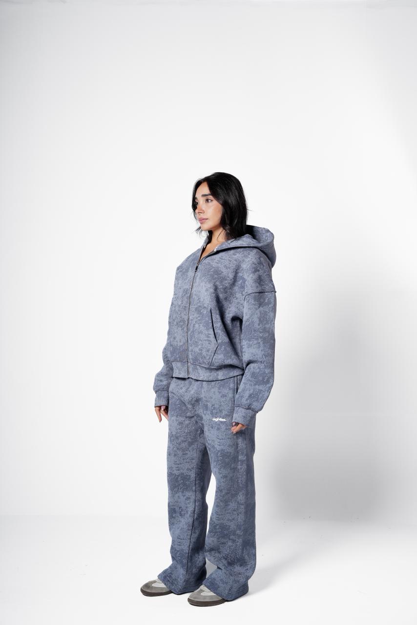 Cotton candy zip up - grey