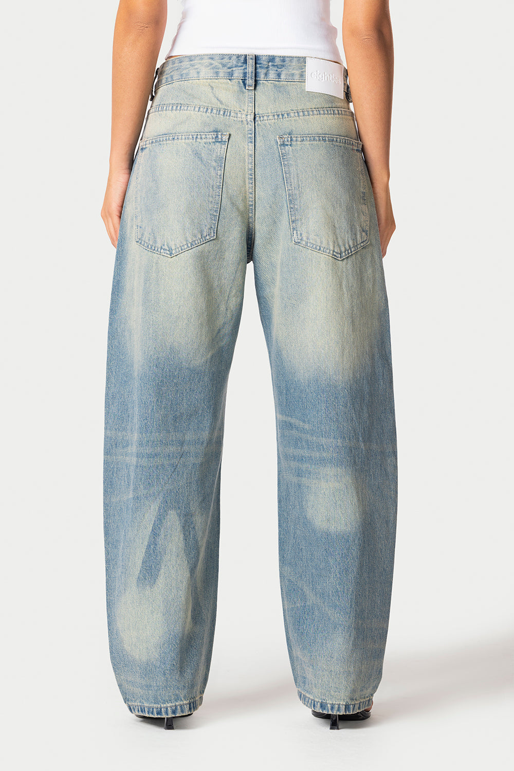 Barrel fit Jeans – light blue – photo 7