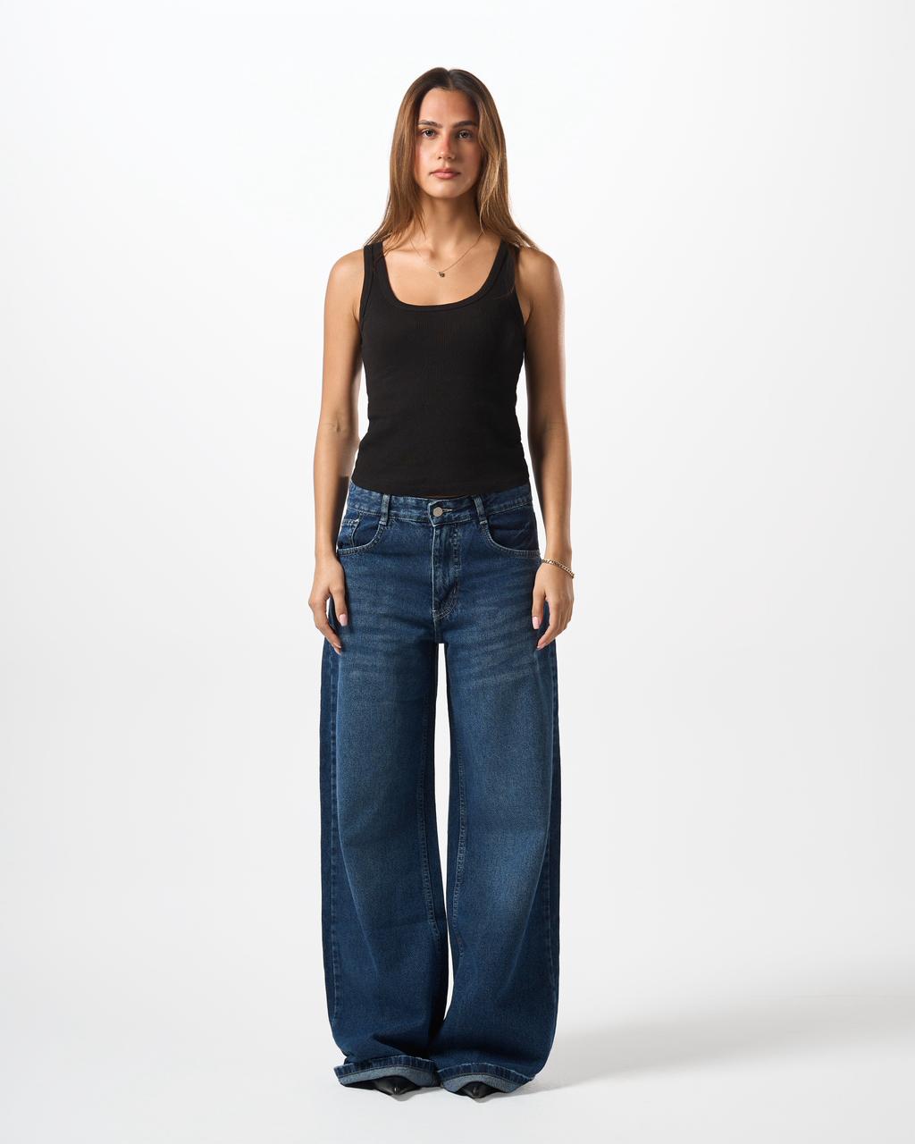 Wide leg jeans - Blue