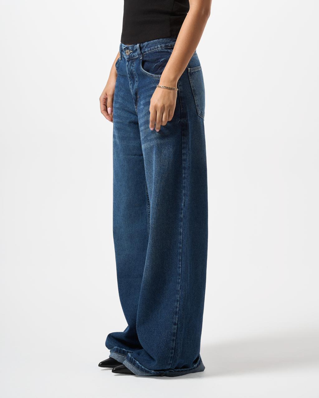 Wide leg jeans - Blue