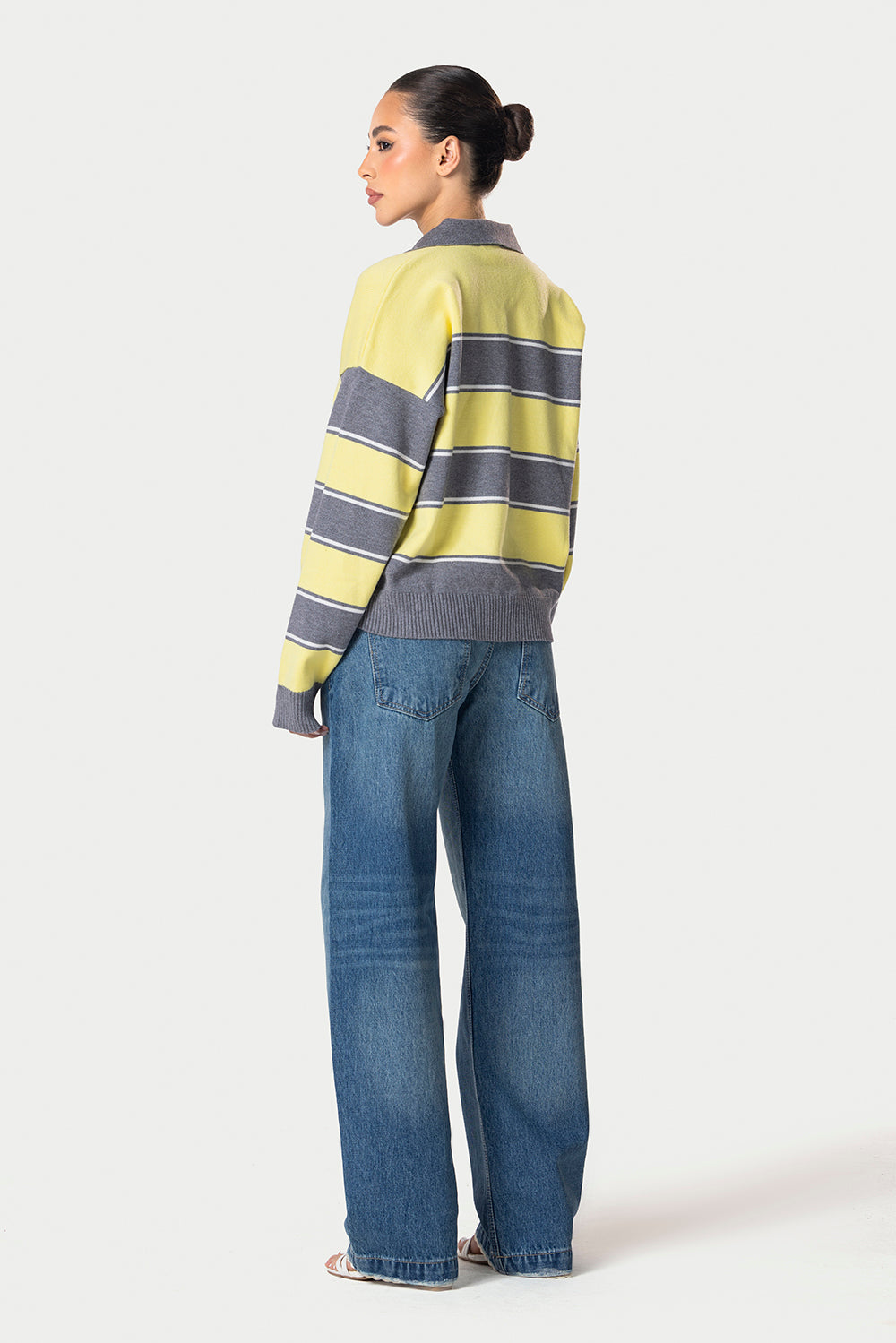 Polo Striped Sweater – Yellow – photo 8