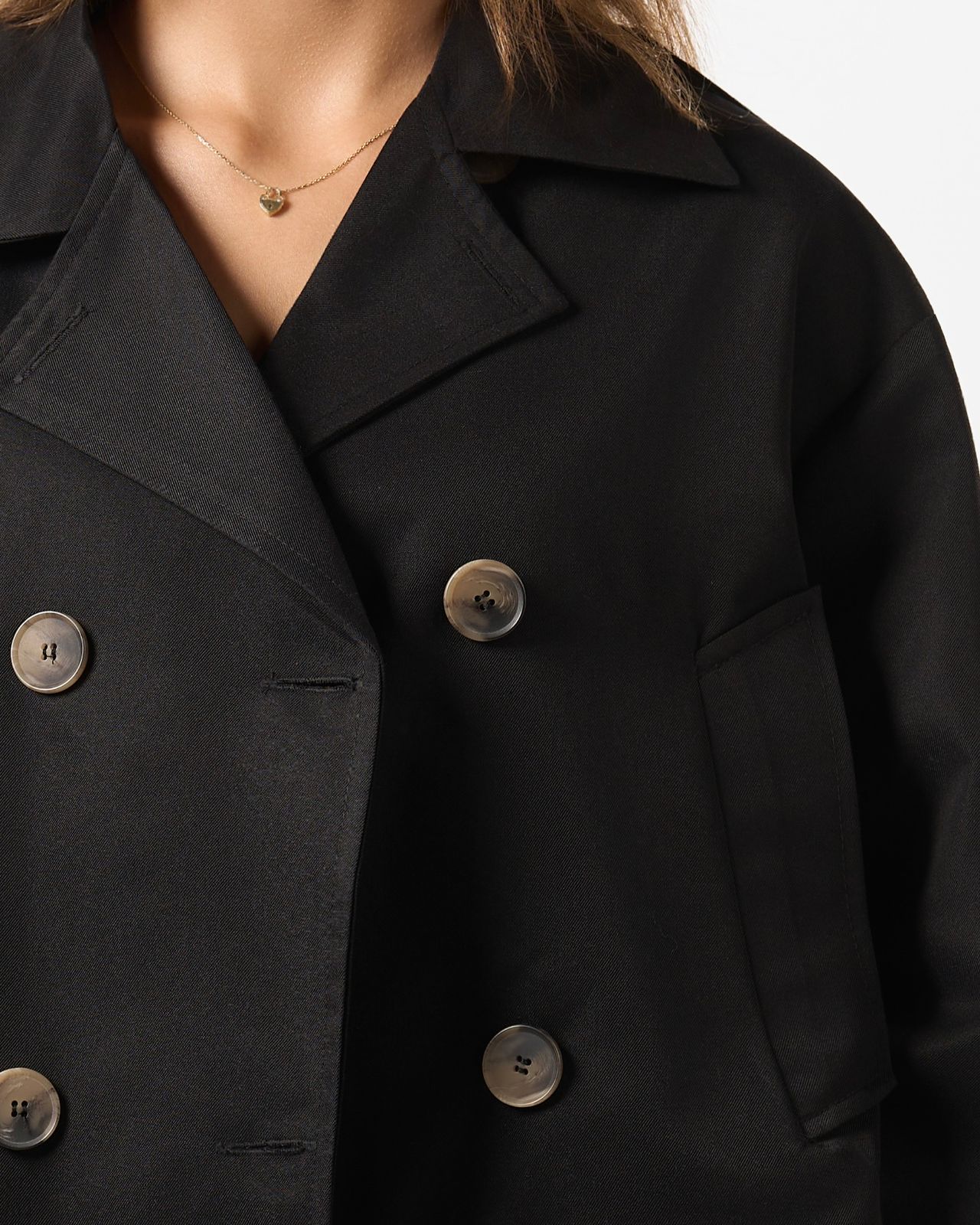 Trench coat - black