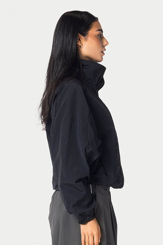 Windbreaker Jacket – Black – photo 3