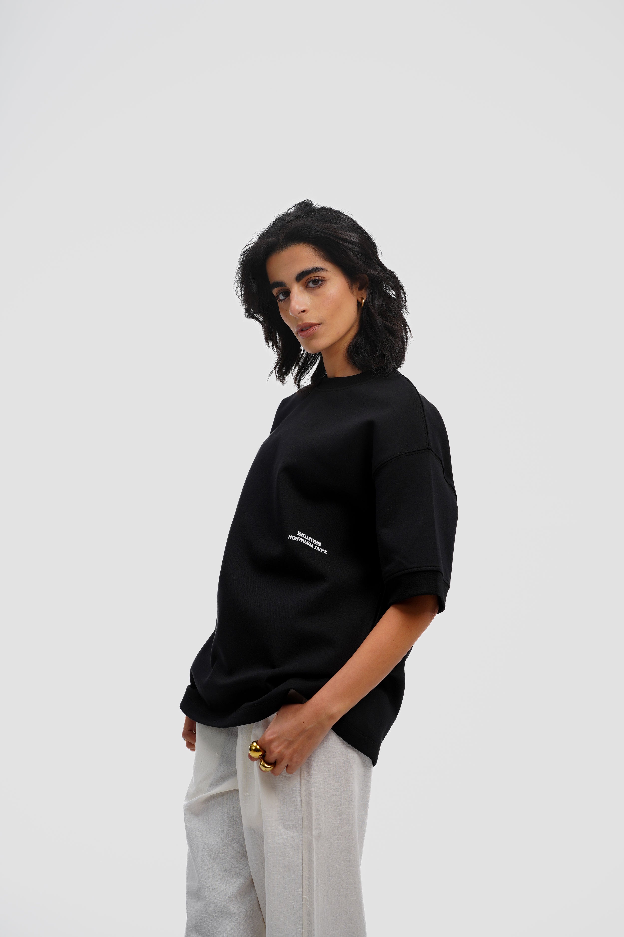 Eighties Nostalgia Tee - Black