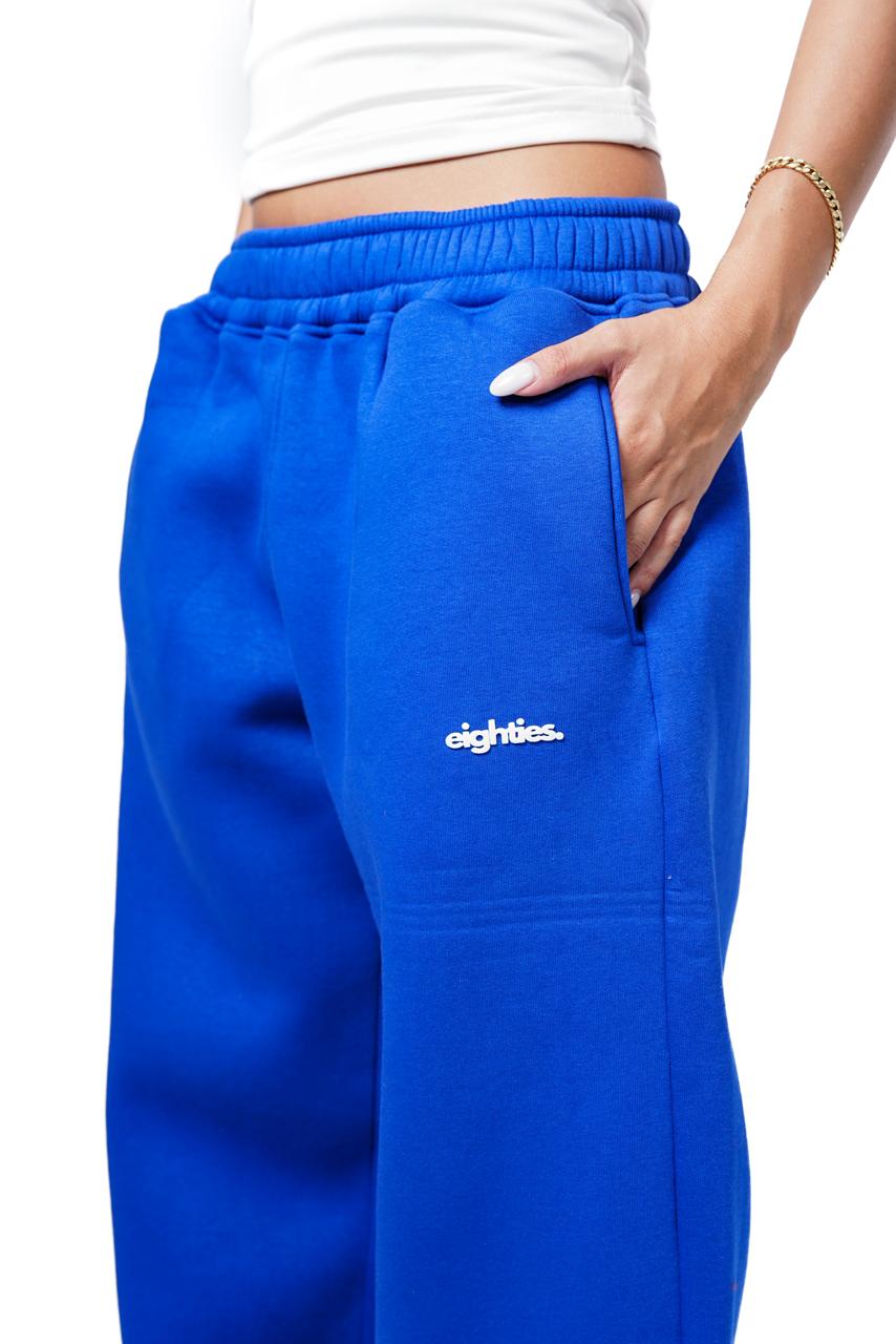 Blue Baggy Sweatpants - Blue