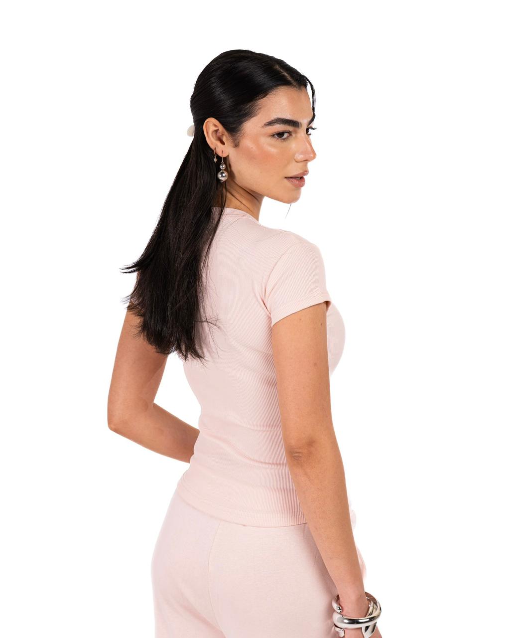 Short Sleeve buttons top - Simon