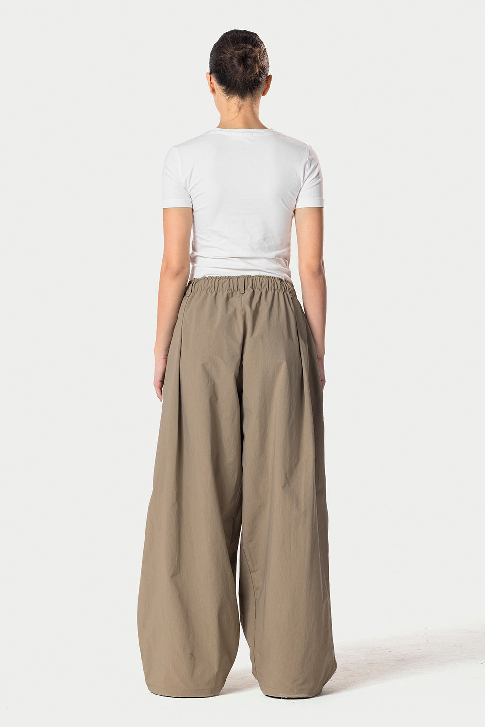 Side Line Wide Leg Pants – Olive – photo 6