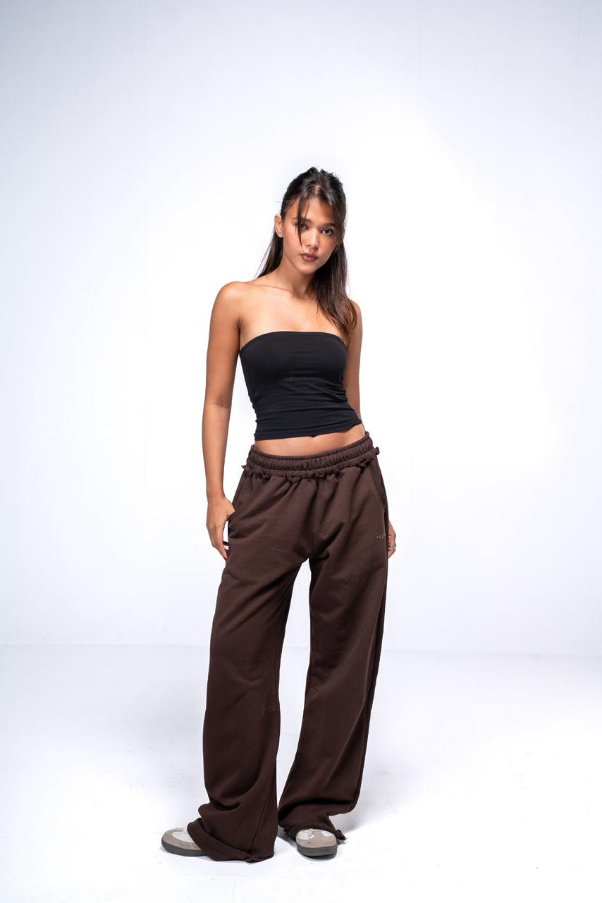 SWEATPANTS - BROWN