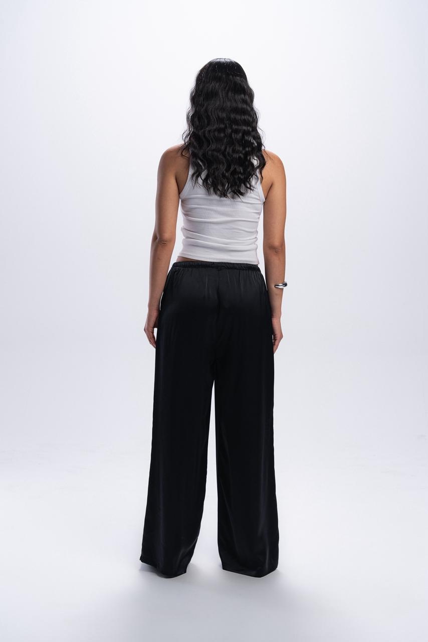 Satin Pants - Black