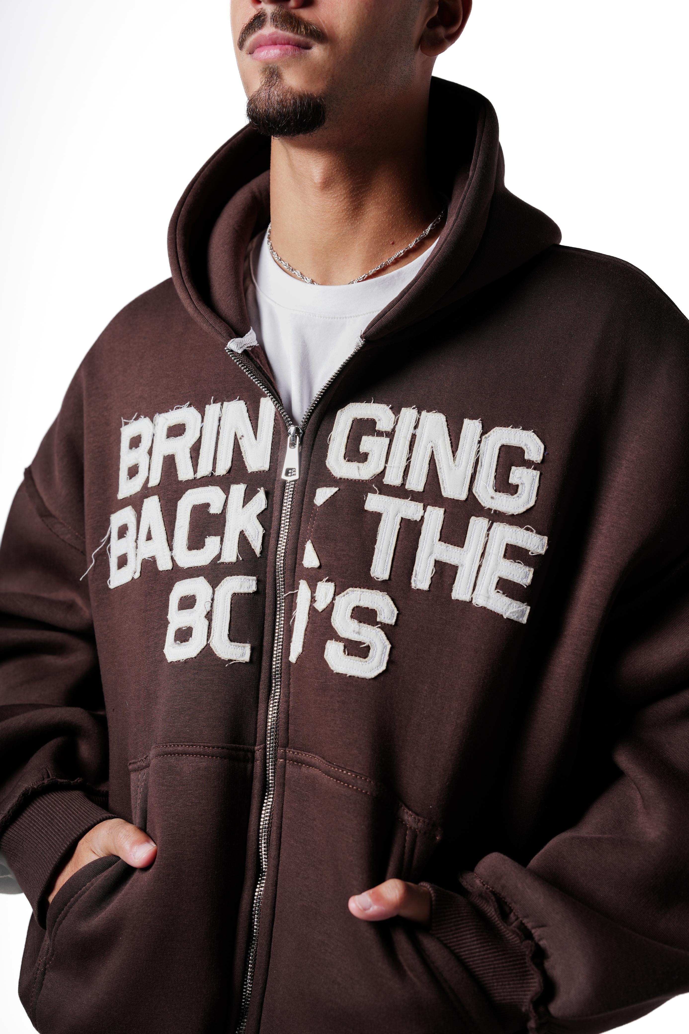 Bringing Back Zip Up - Brown