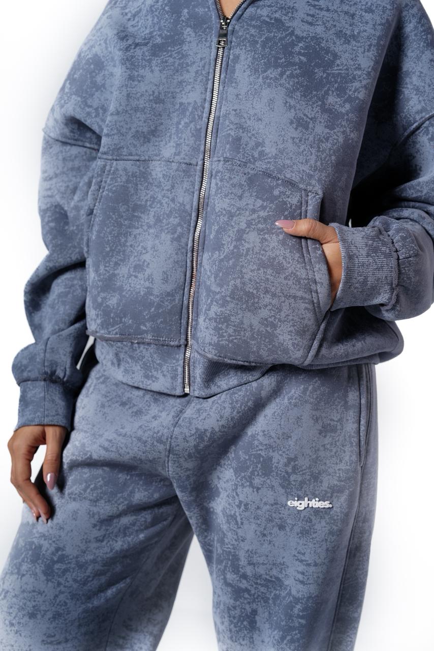 Cotton candy zip up - grey