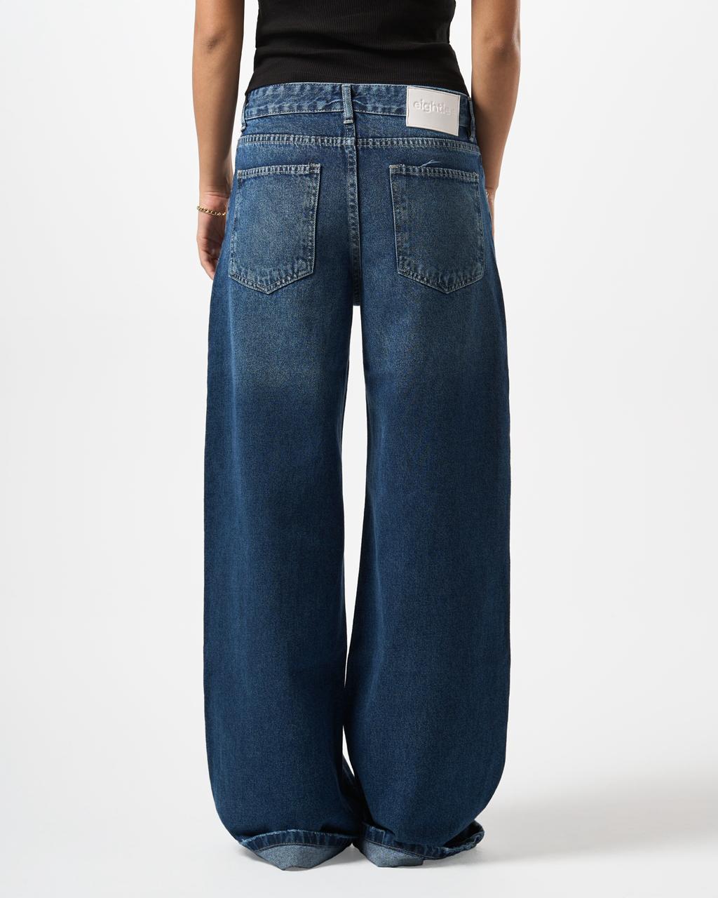Wide leg jeans - Blue