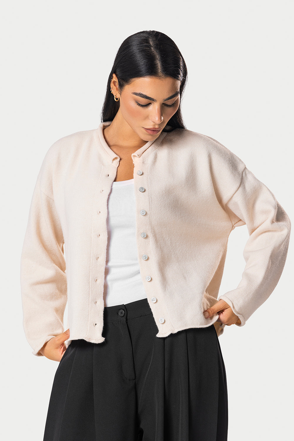 Knitted Chemise – Off white – photo 2