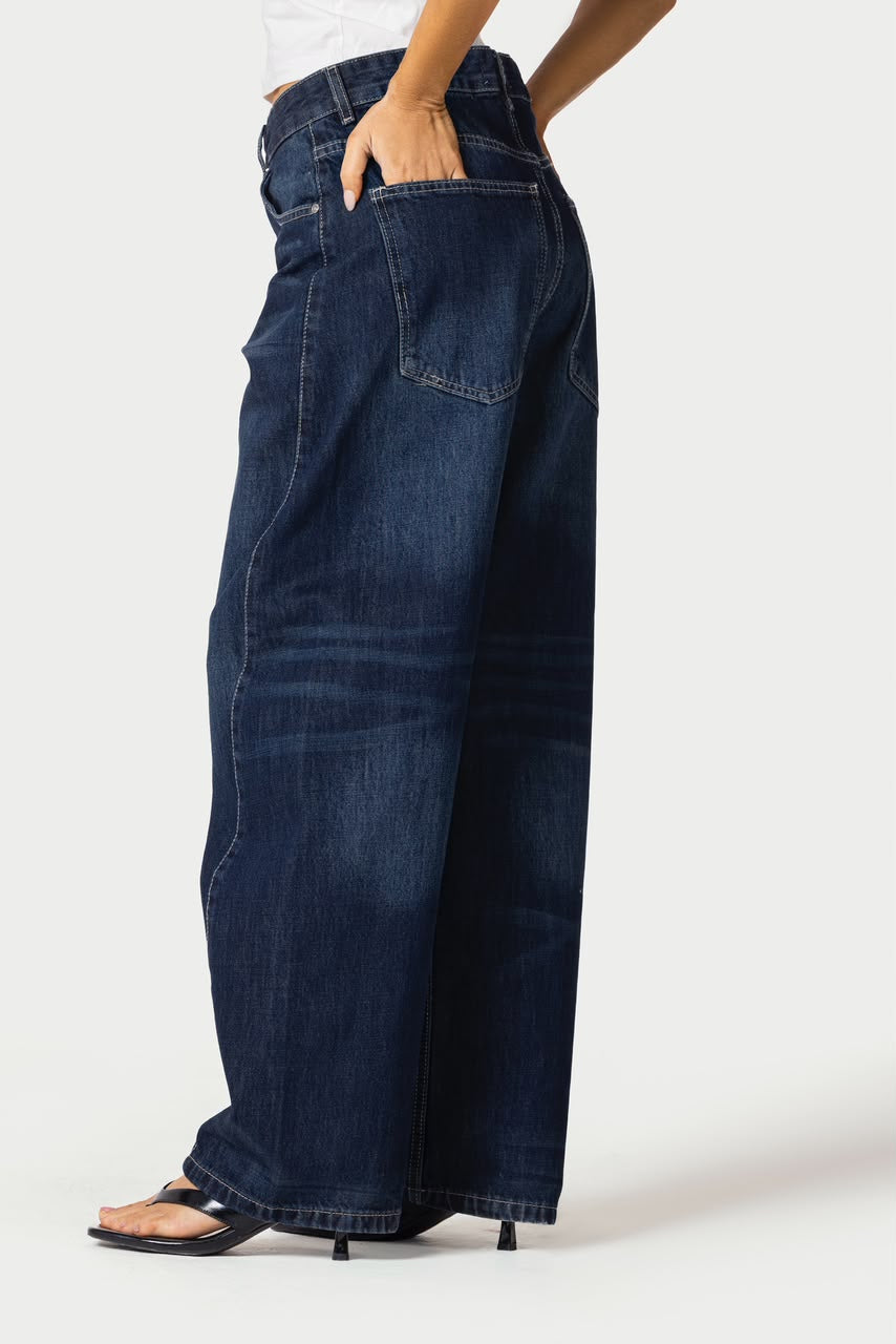 Barrel fit Jeans – Blue Raw – photo 8