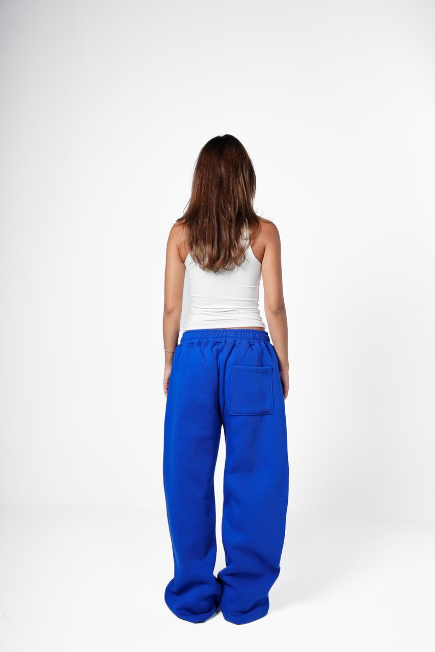 Blue Baggy Sweatpants - Blue