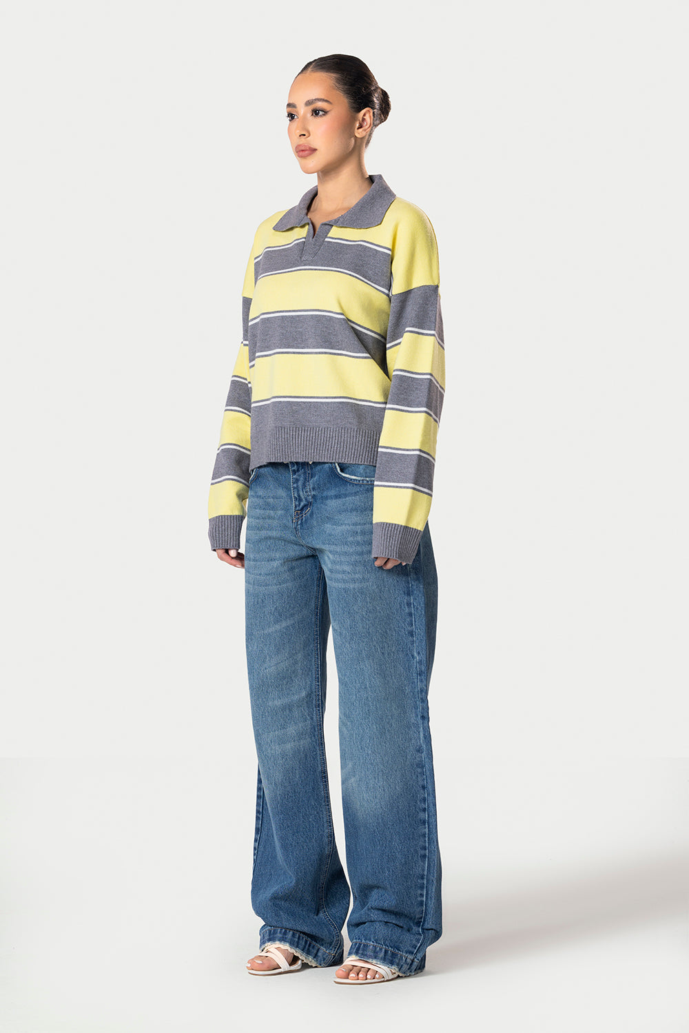 Polo Striped Sweater – Yellow – photo 7