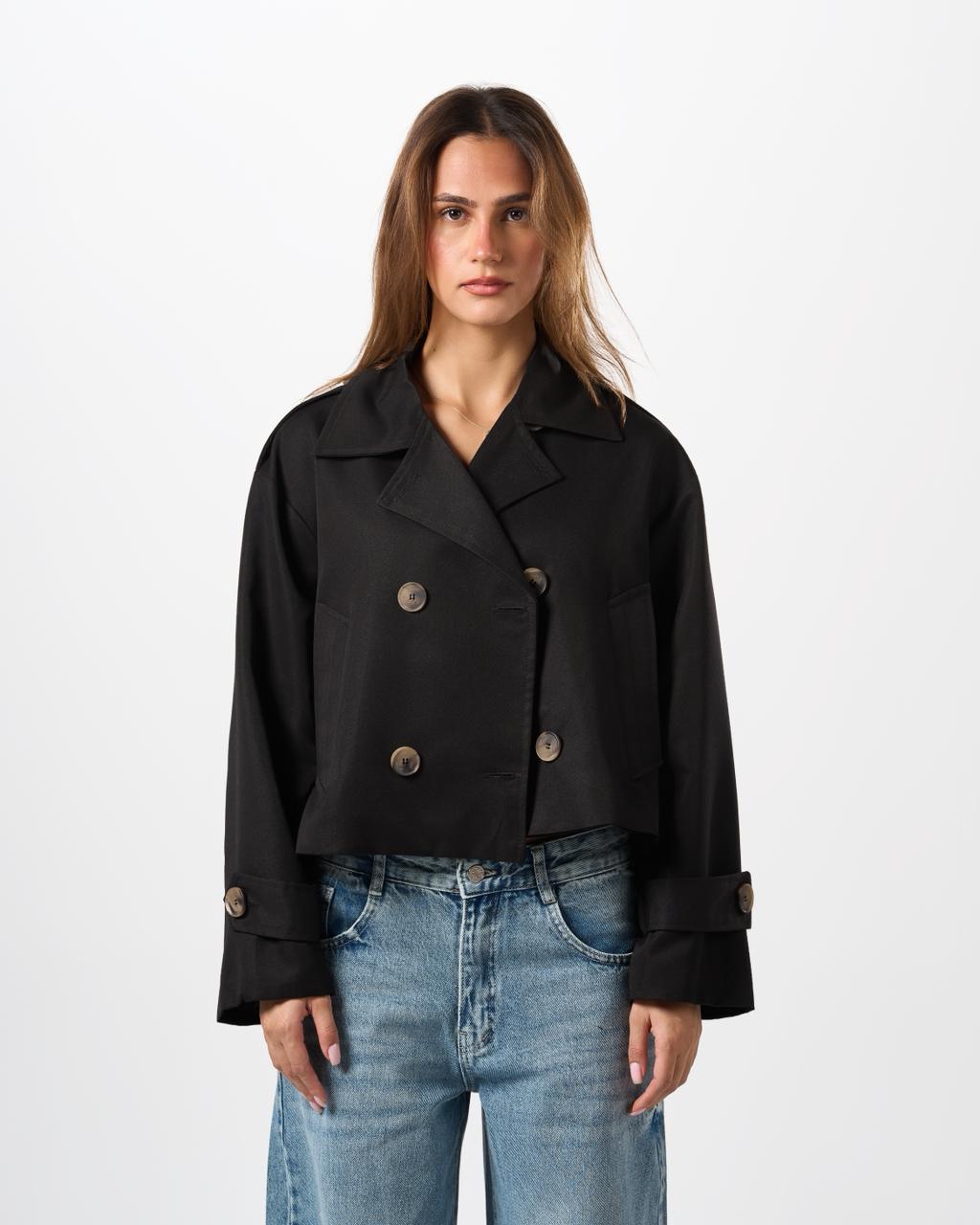 Trench coat - black